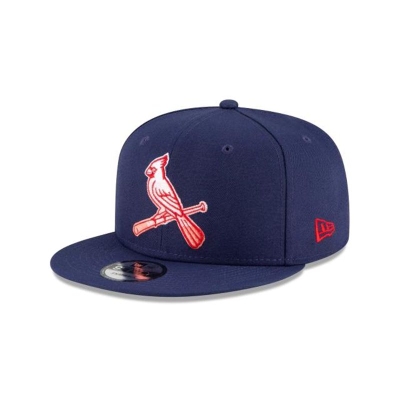 Blue St. Louis Cardinals Hat - New Era MLB Americana Fade 9FIFTY Snapback Caps USA9316852